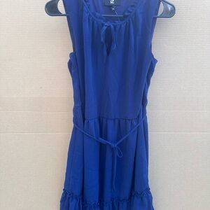 Iz Byer Royal Blue Mini Dress